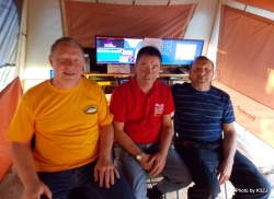 R9DX, GM4AFF &amp; UA9CDV at the Conclusion of WRTC2014 at W1V (5).JPG